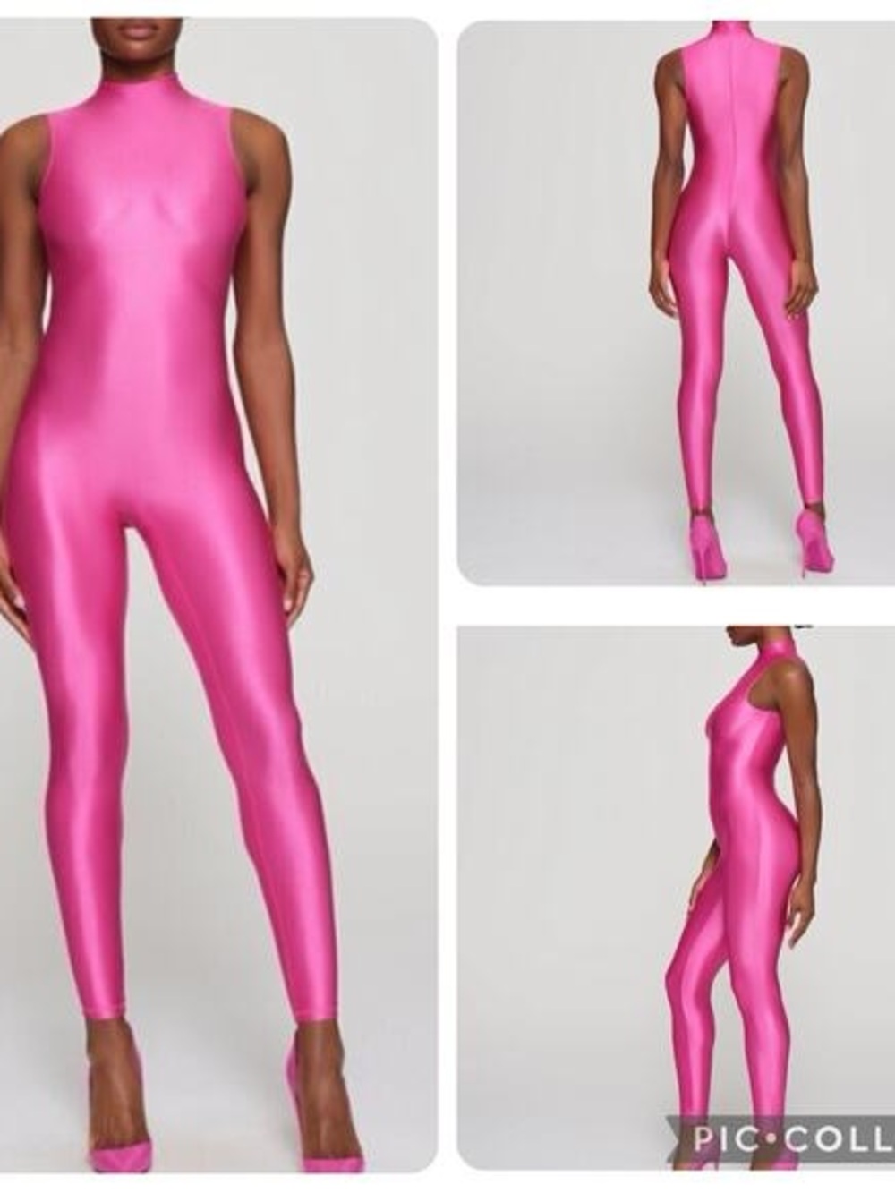 Nwot skims hot pink bodysuit sz s